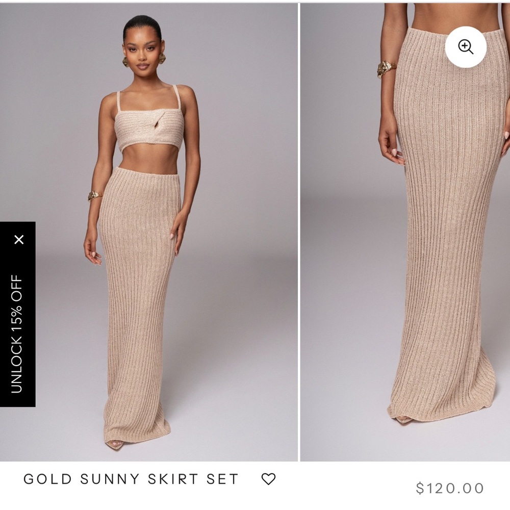 Gold Sunny Skirt Set